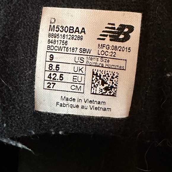 New Balance M530BAA - Picture 3 of 4